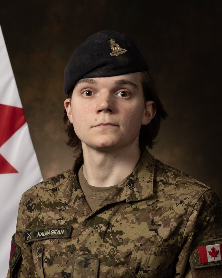 An official Department of National Defence photograph of Gunner Sebastian Halmagean, 27, of Hamilton, Ontario, who died near Riga, Latvia, on Thursday, January 29 in the course of his military duties. Halmagean's death was announced by DND on January 30, 2025