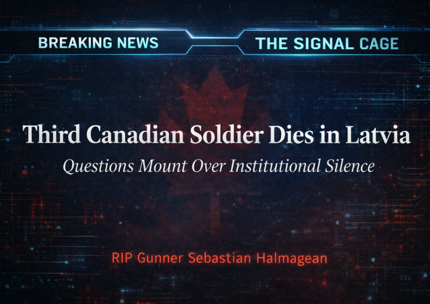 A header image depicting Canadian Soldier Dies in Latvia on First Overseas Deployment - Third in 18 Months