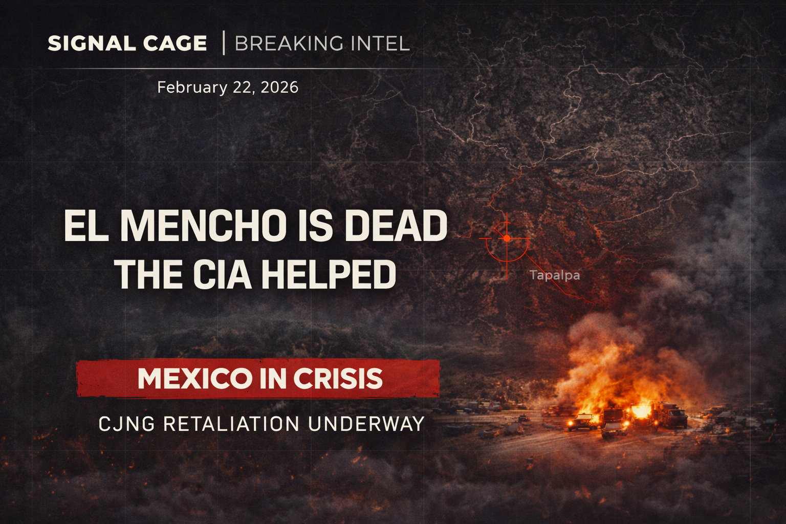 El Mecho Is Dead - The Cia Helped - Header Image